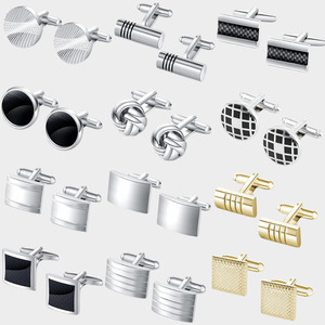 กระดุมข้อมือโลหะที่ทันสมัยสำหรับโอกาสพิเศษ - Product Image 4