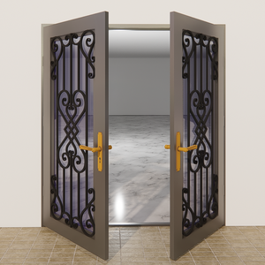 Proveedor de Vietnam de puertas metálicas para casas que ofrecen puertas principales fuertes y elegantes hechas con 100 por ciento de ingredientes de Vietnam - Product Image 5