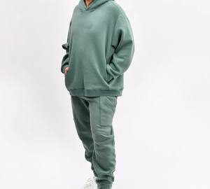 Chándal Extra Grande para Hombre de Alta Calidad, Informal, Sólido, Ecológico, Transpirable, 100% Algodón, Personalizable, Ropa para Adultos, Cómodo y Rápido - Product Image 1