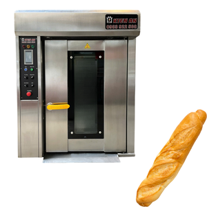 Horno de uso duradero para hornear, capacidad de 20Kw/H, horno rotativo de 8 bandejas con carro Altuntop, horno para hornear pan Kien An Factory - Product Image 1