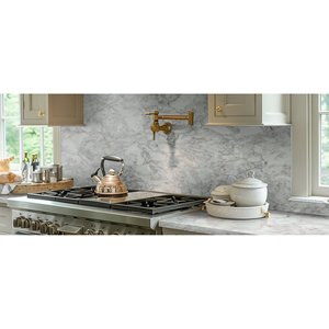 Composant en quartz Calacatta Ocellio - Design moderne, grande dalle pour cuisine et revêtement mural - Product Image 2