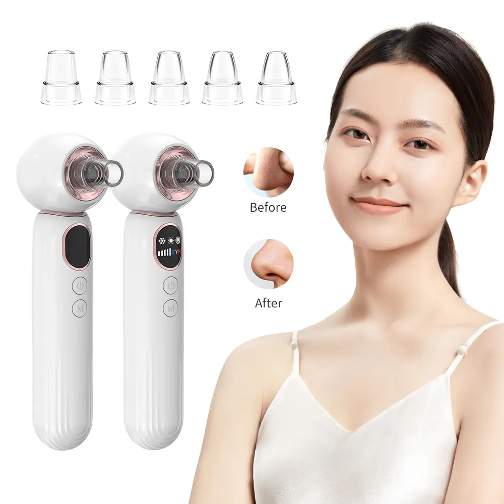 Electric Blackhead Remover Vacuum Acne Cleaner Black Spot Removal Facial Deep Cleansing Pore Cleaner Machine Face Adjustable