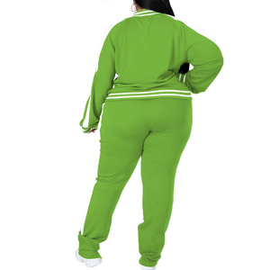 Chándal con capucha de invierno de talla grande de algodón ligero de buena calidad para mujer, venta al por mayor, jogging de manga larga para mujer - Product Image 2