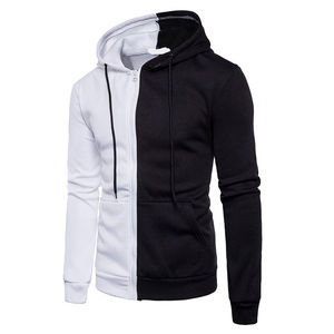 Sudaderas con capucha deportivas informales de manga larga para hombre de alta calidad, venta al por mayor, sudaderas con capucha de Invierno Polar con logotipo personalizado y cremallera de estilo liso - Product Image 1