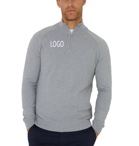 New Arrival <b>Quarter</b> <b>Zip</b> Winter Thermal Clothing <b>Men</b> <b>Sweater</b> Quick Dry Athletic Training Activewear Top Streetwear Sweatshirt - Product Image 1