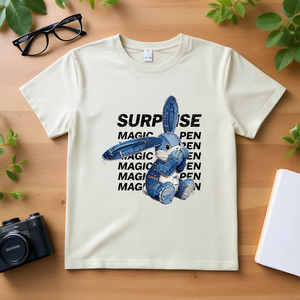 T-Shirt Unisex 100% Cotone Compresso - 210GSM Stile Casual Modello Numeri Rose Stampa Serigrafica/DTG/Serigrafia - Product Image 3