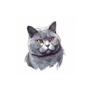 รูปลอกหมวกกันน็อคมอเตอร์ไซค์ลายแมวอังกฤษขนาด14X15ซม. สติกเกอร์ติดรถและแล็ปท็อปอุปกรณ์ตกแต่ง - Product Image 6