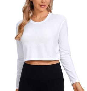 Custom 95 Cotton 5 Spandex t Shirts Wholesale Designer Full <b>Sleeve</b> t Shirt Short Style <b>Long</b> <b>Sleeve</b> Plain T-shirt for <b>men</b> - Product Image 5