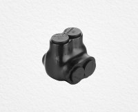  Connecteur de câblage isolé noir à 2 ports, raccord mécanique à double entrée pour fils de 2 à 14 AWG en cuivre et aluminium, pour l'Amérique du Nord