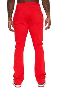 Pantalon de survêtement évasé taille haute sur mesure pantalon de jogging unisexe style décontracté imprimé fabriqué au Pakistan - Product Image 4