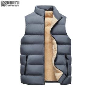 Hommes hiver chaud polaire gilet décontracté sans manches veste élégant hommes bouffants gilets personnalisé hommes mode - Product Image 1