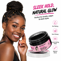 Gel Coiffant Fixation Forte pour Tresses, à Base d'Eau, Sans Résidus, pour Cheveux Naturels et Salons de Coiffure – Marque Privée