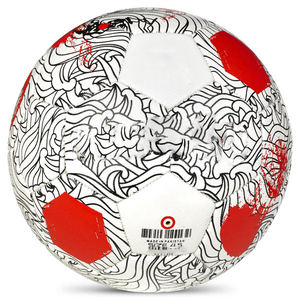 ลูกบอลฝึกฟุตบอลพิมพ์ลายโลโก้ได้ตามต้องการคุณภาพสูงทำจากหนัง PU ทนทานมีสไตล์ใหม่ - Product Image 4