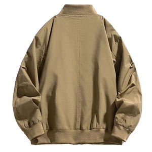 Hombres bolsillo suelto moda marca abrigo 7XL chaqueta bomber 5XL 6XL ropa de trabajo chaquetas primavera otoño chaqueta de talla grande - Product Image 2