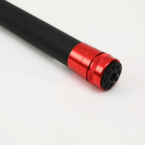 คันเบ็ดตกปลาแบบยืดหดได้ 4 ท่อน พร้อมโครงกลมสแตนเลสคาร์บอน/แก้ว และตาข่ายไนลอนสีขาวสำหรับตกปลาทะเล - Product Image 2