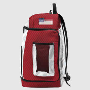 Sac à dos unisexe avec logo personnalisé, design tennis, vente en gros, fabrication sur mesure, sac à dos de cheerleading sublimé, qualité supérieure - Product Image 2