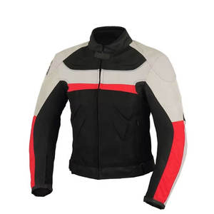 Nouvelle veste de moto d'hiver pour homme, noire, imperméable, coupe-vent, avec protection en mesh pour motards - Product Image 1