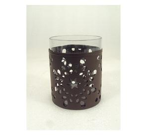 Aluminium Snowflake Glass <b>Tealight</b> <b>Holders</b> - Product Image 6