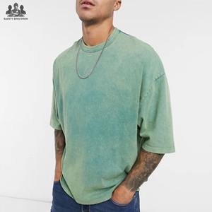 Camiseta Casual para Hombre con Lavado Ácido 2026 |   Camiseta de Punto 100% Algodón Estilo Vintage |   Transpirable y Ecológico |   Marca Privada OEM - Product Image 2
