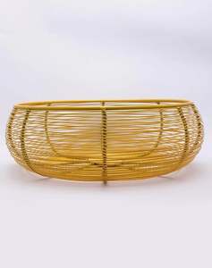 Panier à fruits en fil métallique, vente en gros, quantité en vrac, Design personnalisé, utilisation pour mariage, maison, hôtel, décoration de table de cuisine - Product Image 5