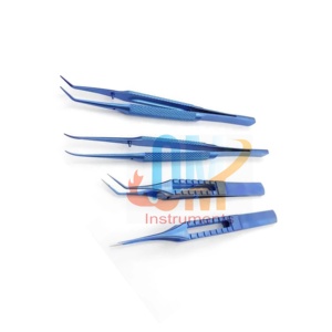 Fórceps oftálmicos para trasplante capilar OMI, suministro sanitario recubierto con plasma - Product Image 1