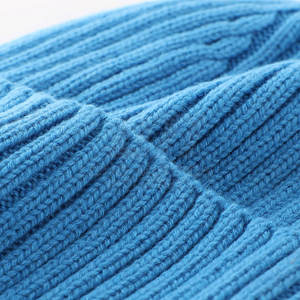 Prix de gros, logo personnalisé, bonnets en jacquard, bonnets en coton pour hommes, bonnets respirants - Product Image 6