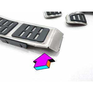 CUBIERTAS DE PEDALES DE ACELERADOR + FRENO + EMBRAGUE PARA AUDI A5 Serie Sedán (8T3) 8K1854777 (07>17) - Product Image 5