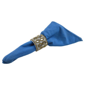 Royal Beads Napkin Ring Multiple Colored Finishing Design <b>Cloth</b> Holder Best for Multiple <b>Table</b> Decor Design <b>Rounded</b> Holder - Product Image 1