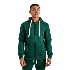 Personnalisable Hommes Hiver Lourd 100% Coton Pull À Capuche Surdimensionné Zip Poche Soleil Faded Distressed Vintage Streetwear - Product Image 2