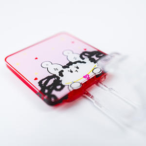 Crochet mural en acrylique multicolore vibrant, crochet transparent personnalisé, idéal pour les espaces de travail modernes et le rangement résidentiel - Product Image 3