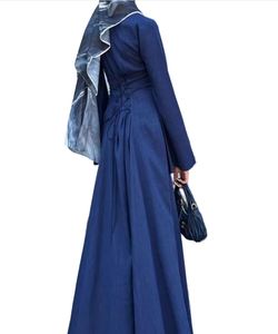 เสื้อผ้าแนวพื้นเมืองสีฟ้าเครื่องแต่งกายเทศกาลอิสลามแนวแฟนซี - Product Image 1