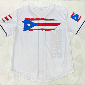 Nouveau maillot de baseball Premium personnalisable Porto Rico Mexique Guatemala El Salvador Nicaragua Honduras Maillots de baseball - Product Image 2