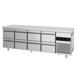Réfrigérateur de comptoir commercial PREMIUM - 2330x700mm - avec 8 tiroirs - capacité 632 litres - Product Image 5