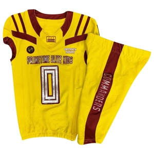 Uniforme de football américain professionnel avec numéros et logos en sergé disponibles en plusieurs tailles et couleurs personnalisées - Product Image 4