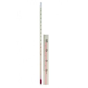Termómetro de Inmersión Industrial de 300 mm, Termómetro de Vidrio Rojo - Product Image 1