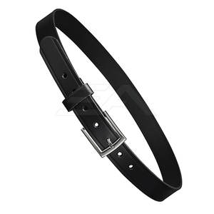 Ceintures en cuir de vache décontractées sur mesure avec boucle en fer, haute qualité, légères, fabriquées au Pakistan - Product Image 4