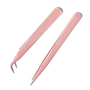 Pinzas de pestañas de volumen para mujer, de acero inoxidable antimagnéticas, duraderas, para extensiones de pestañas de calidad superior hechas a mano, novedad - Product Image 1