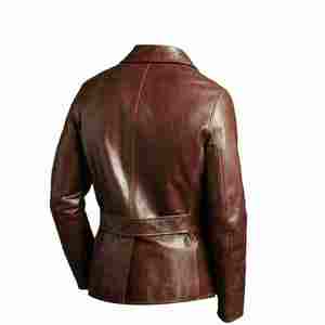 Veste d'hiver en cuir véritable pour hommes, couleur unie, de qualité supérieure, veste en cuir chaude noire pour hommes - Product Image 3