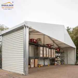 用于工业存储的大型预制大尺寸铝框架存储仓库帐篷