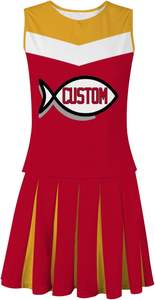 Uniformes de pom-pom girl respirants tenues de cheer directes d'usine personnalisées pour les filles et les femmes - Product Image 2