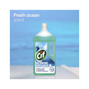 Cif Floor Cleaner 950ml Ocean élimine la saleté et la graisse en laissant les sols étincelants et frais - Product Image 3