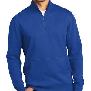 Jersey ligero de cuarto de cremallera para hombre, sudadera real, sudadera transpirable y acogedora para trajes casuales y deportivos - Product Image 6