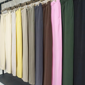 Pantalones de chándal apilados con logotipo personalizado en blanco al por mayor, pantalones de chándal holgados para hombre, joggers deportivos, pantalones de chándal apilados para hombre - Product Image 4