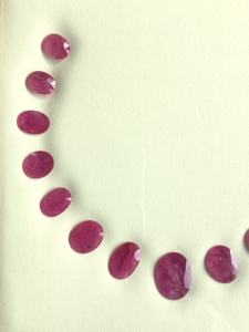 Diseño de piedra de corte facetado ovalado de rubí Mozambique de 90,05 quilates calentado para fabricación de joyas finas piedras preciosas naturales - Product Image 3