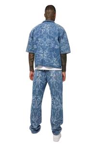 Obtenez les meilleures offres sur les commandes en gros pour les magasins de détail recherchant des pantalons en jean imprimés tendance et très demandés. - Product Image 2