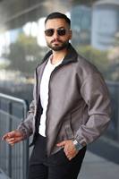 Manteau long zippé kaki de haute qualité pour homme, imperméable, respirant et rembourré, idéal pour la ville et le quotidien