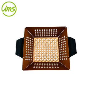 Cesta cuadrada antiadherente para parrilla de carne vegetal - Product Image 2