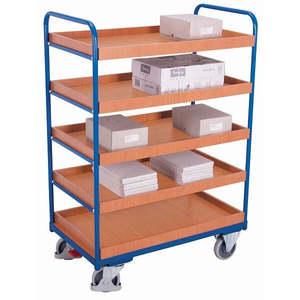 Variofit 250kg High Load Capacity Folding Trolley 4-Wheel Sw Thermoplastic Rubber Tires OEM Customizable Shopping <b>Carts</b> - Product Image 1
