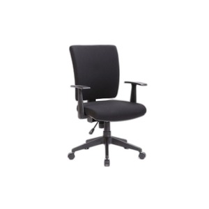 New Orleans Contemporary Office <b>Chair</b> Black Padded Task <b>Chair</b> Adjustable Headrest Ergonomic Wood for Home Office Executive - Product Image 1