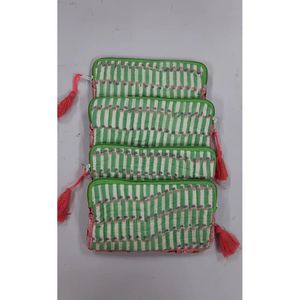 Mini Bolsitas de Dinero de Algodón Estilo Bohemio Retro, Hechas a Mano con Bordados de Animales y Dibujos Animados, Cierre de Cremallera de PU, para Uso Diario Infantil - Product Image 2